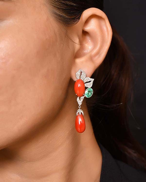 Coral Earring