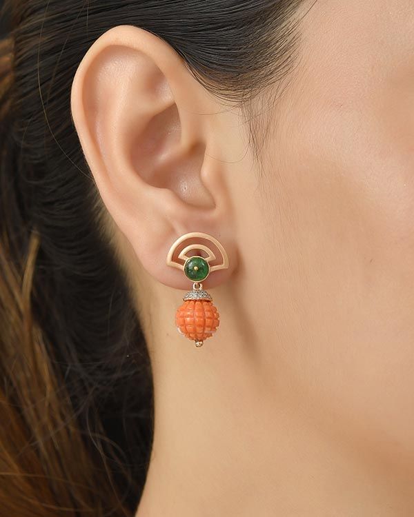 Coral Earring