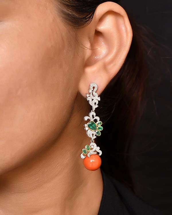 Coral Earring