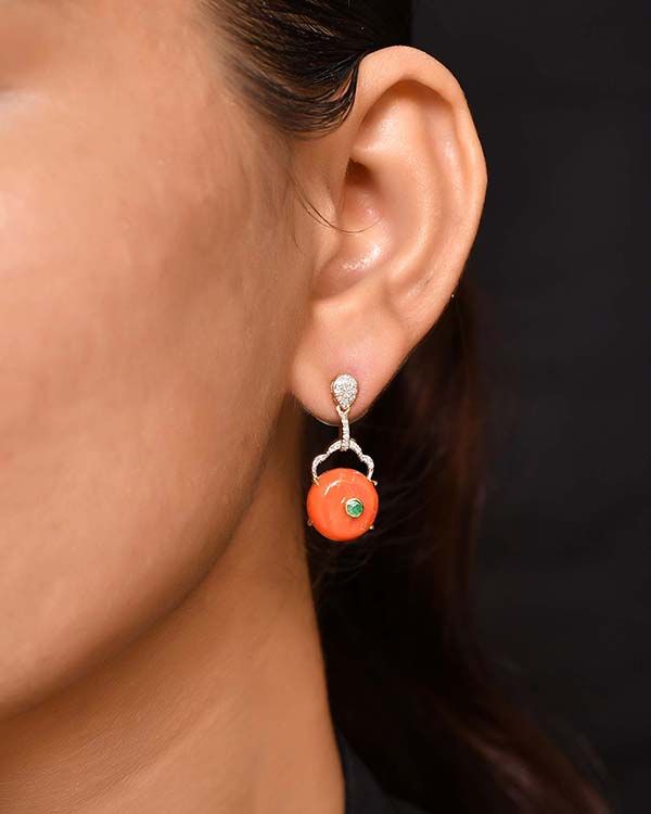 Coral Earring