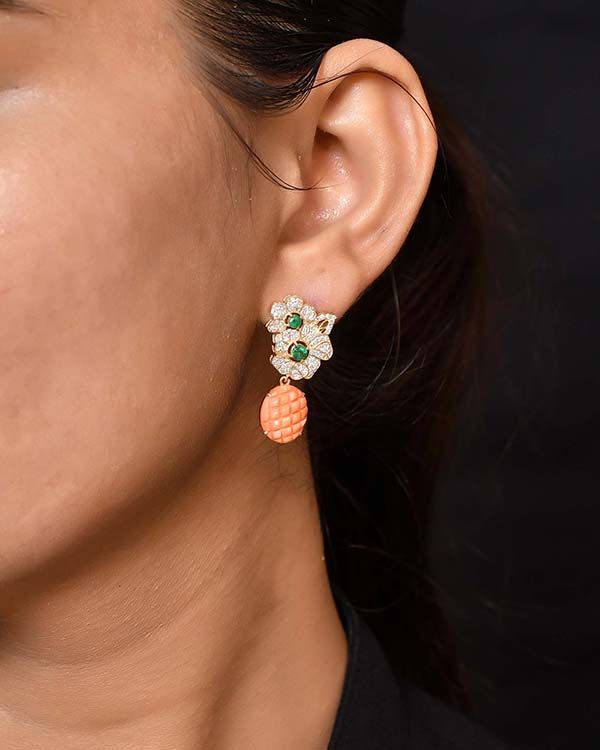 Coral Earring