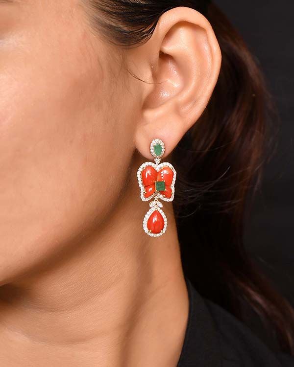 Coral Earring