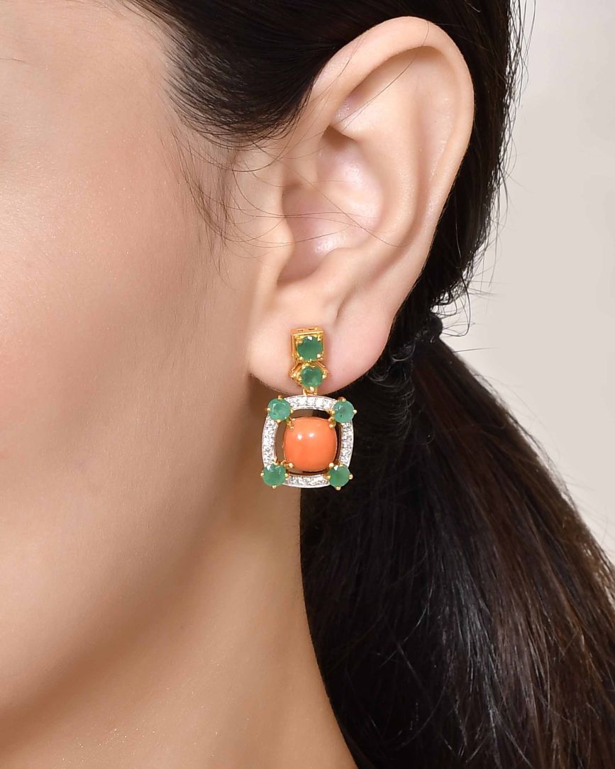 Coral Earring
