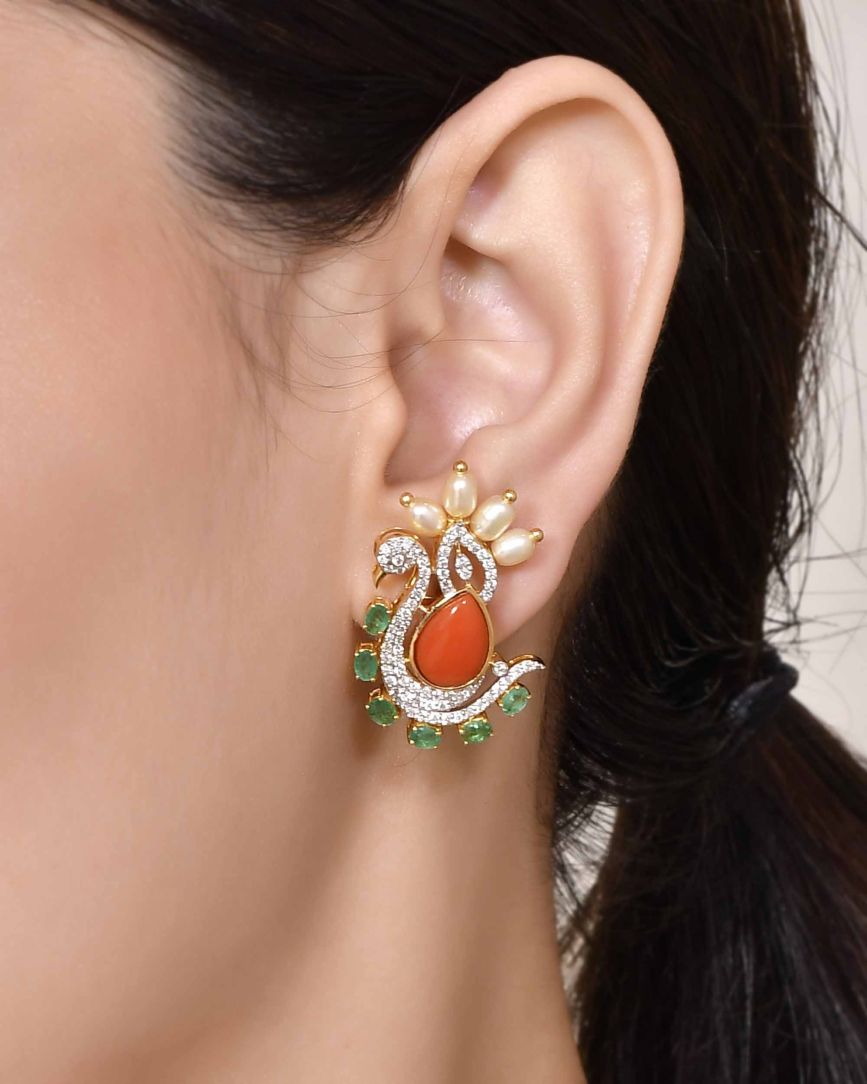 Coral Earring