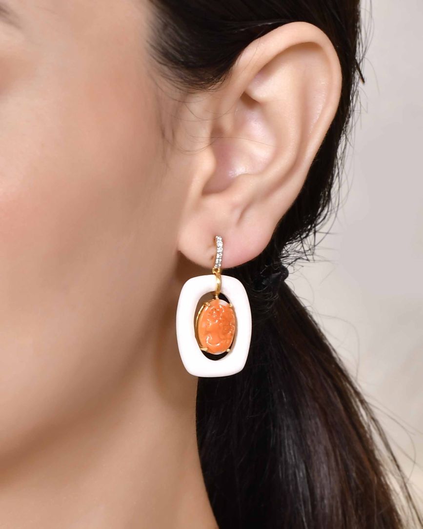 Coral Earring