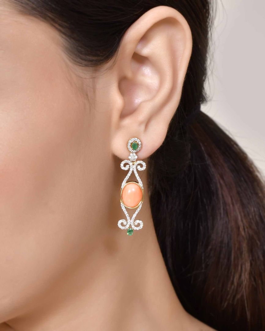Coral Earring
