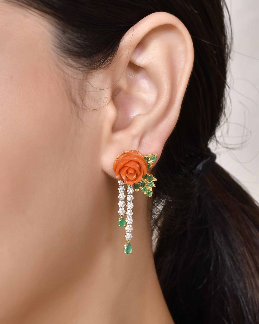 Coral Earring