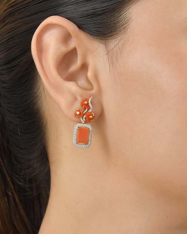 Coral Earring