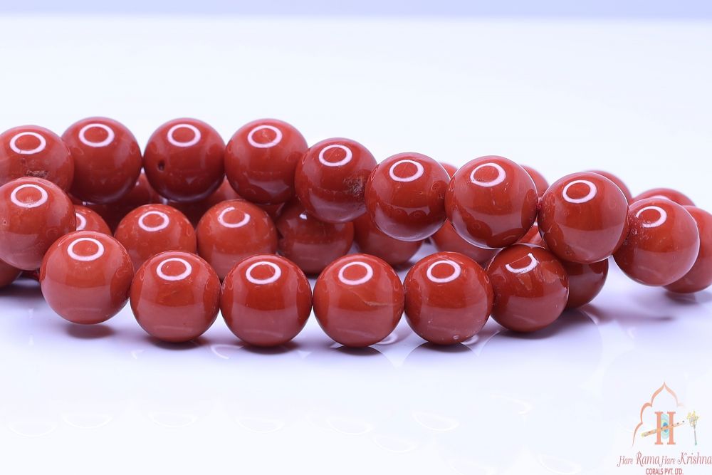 Sardinia Coral Round Beads