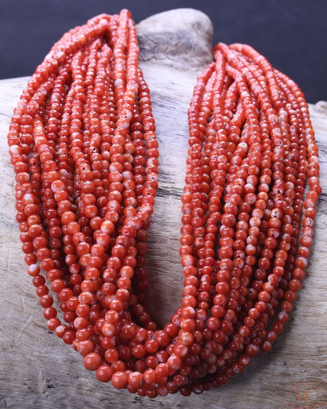 Coral Round Shape Beads